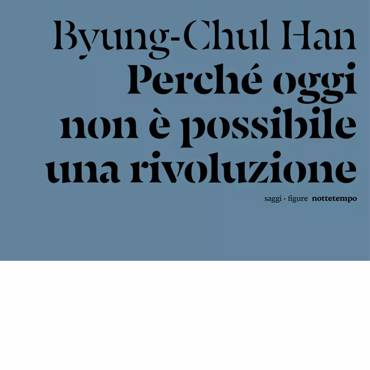 Perch oggi non possibile una rivoluzione di Byung