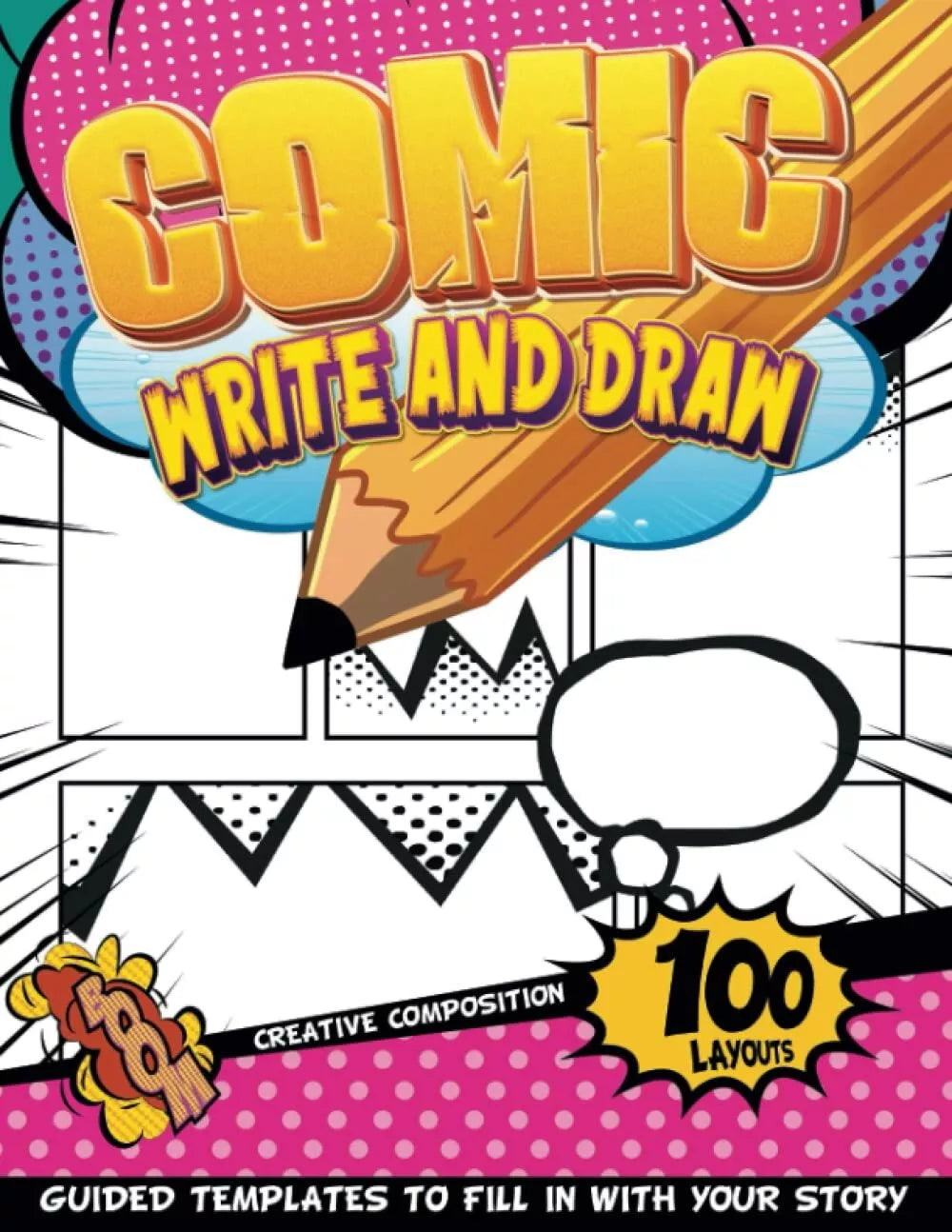 Comic Blank Drawing Pad For Kids
