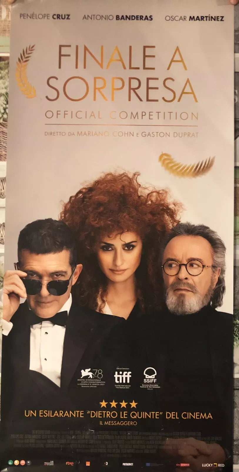Poster locandina Finale a sorpresa 33x70 cm ORIGINALE da cinema 2021 di Mariano
