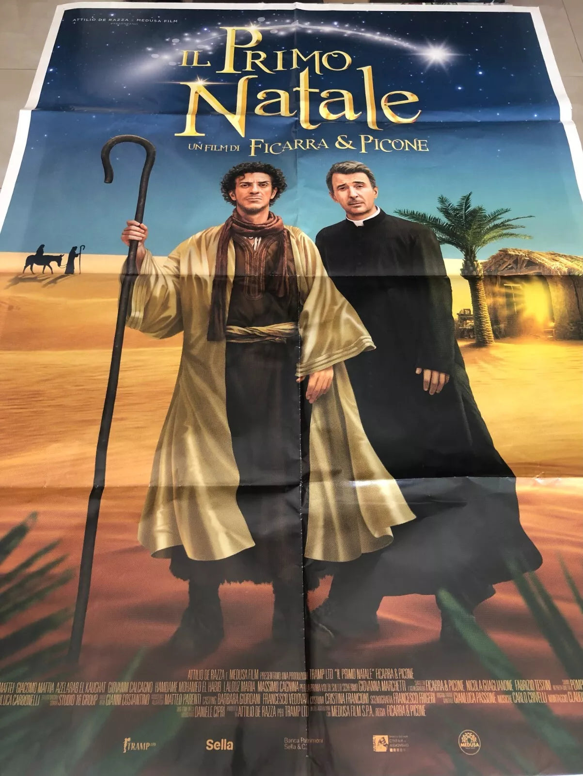 Poster locandina Il primo Natale 100x140 cm ORIGINALE da cinema 2019 di Ficarra