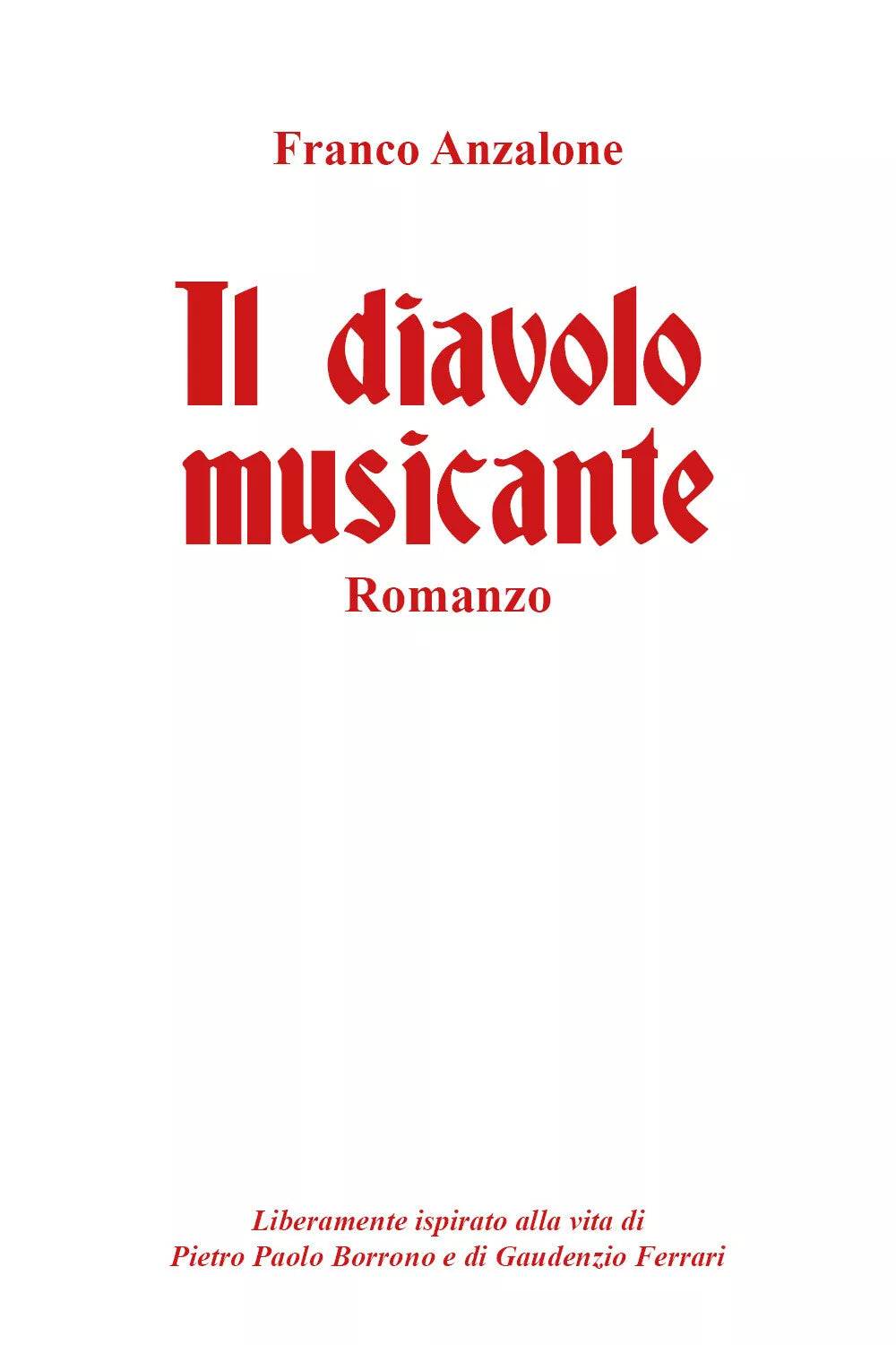 Il diavolo musicante di Franco Anzalone, 2021, Youcanprint