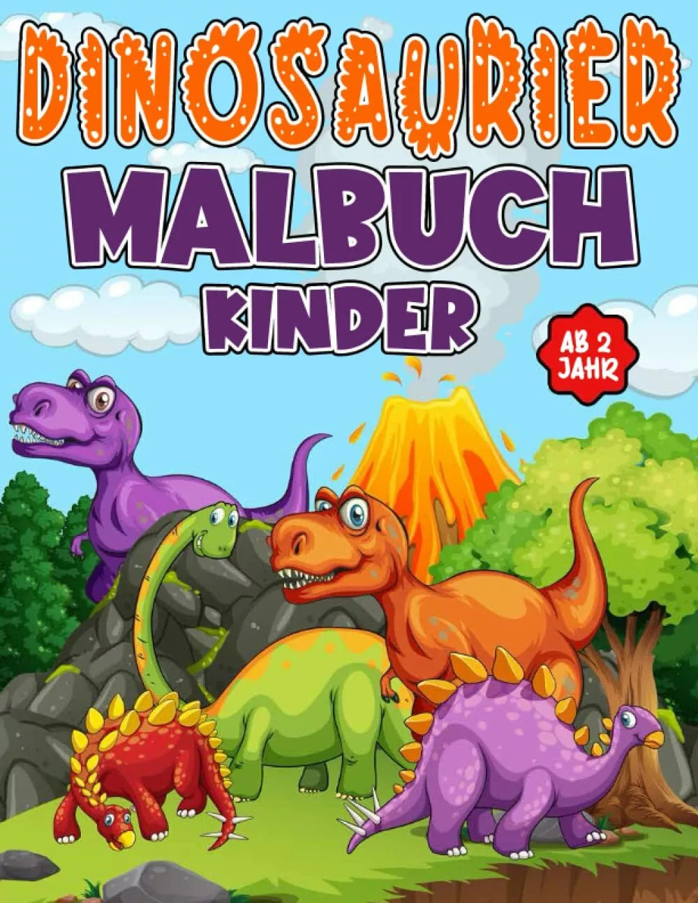 dinosaurier malbuch kinder ab 2