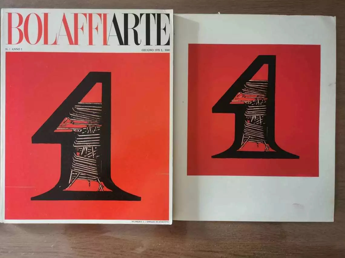 Bolaffi arte n.1 con litografia - Bolaffi & Mondadori editori - 1970 - AR