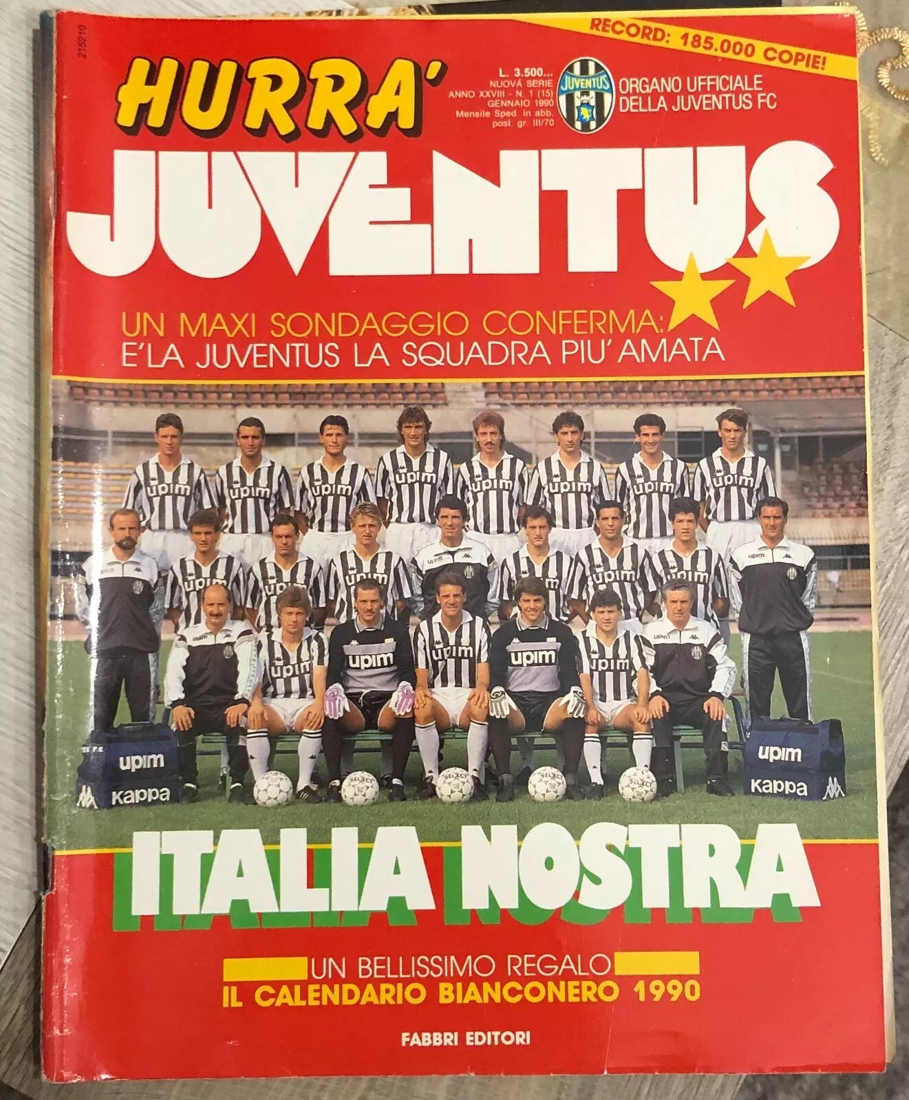 Hurr Juventus n 1 1990 di Juventus F c