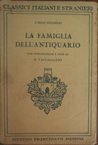 La famiglia dell'antiquario - Carlo Goldoni -  Edizioni principato,1925 - A 