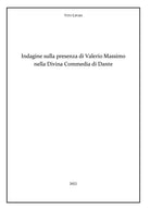 Indagine sulla presenza di Valerio Massimo nella Divina Commedia di Dante di Vit