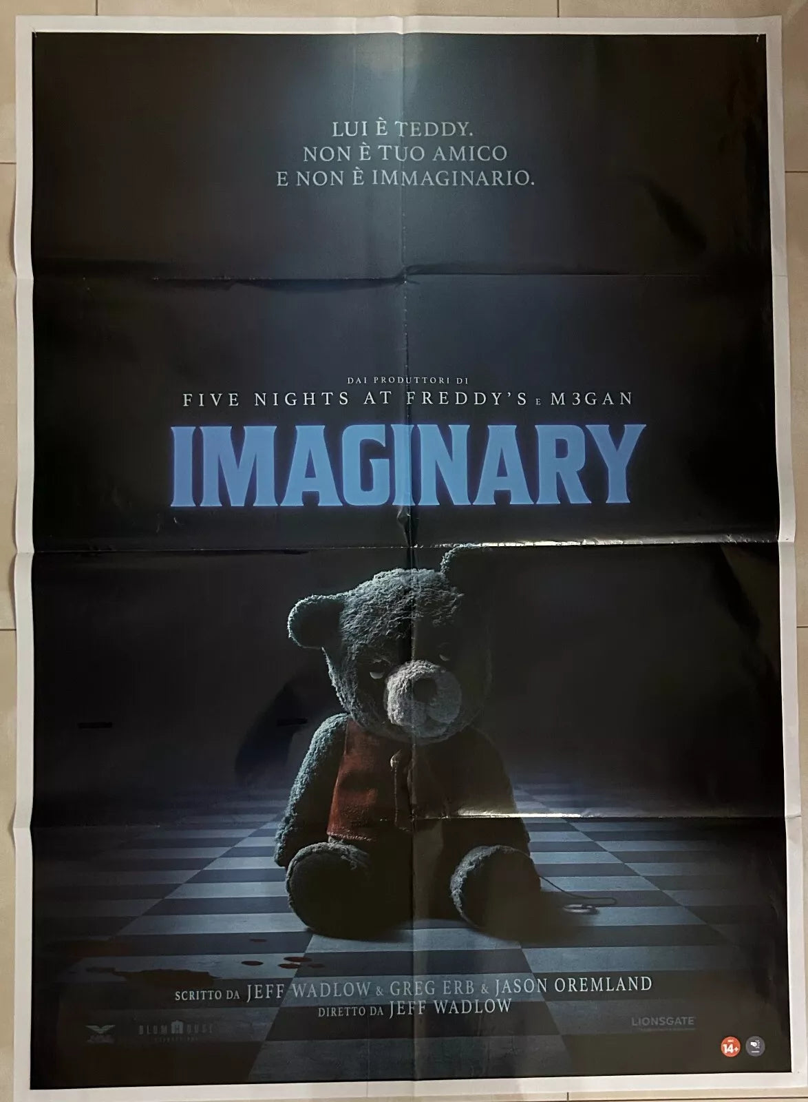 Poster locandina Imaginary 100x140 ORIGINALE da cinema di Jeff Wadlow