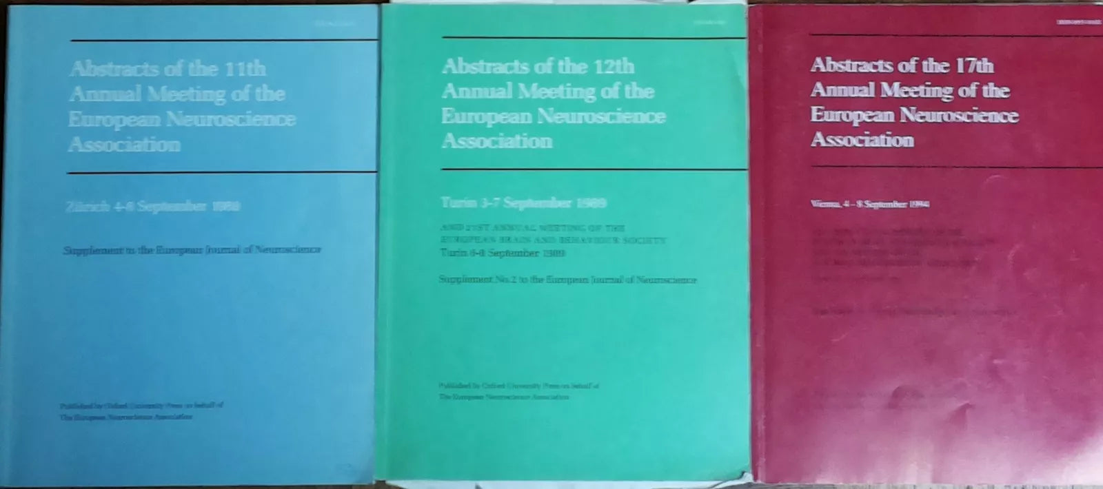Abstract of Annual Meeting of the ENA - AA.VV. - Oxford Univeristy Press - R