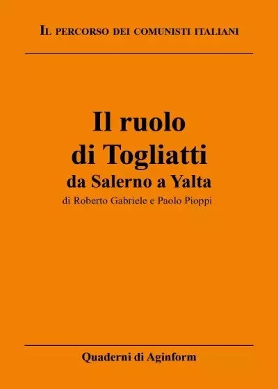 Il ruolo di Togliatti