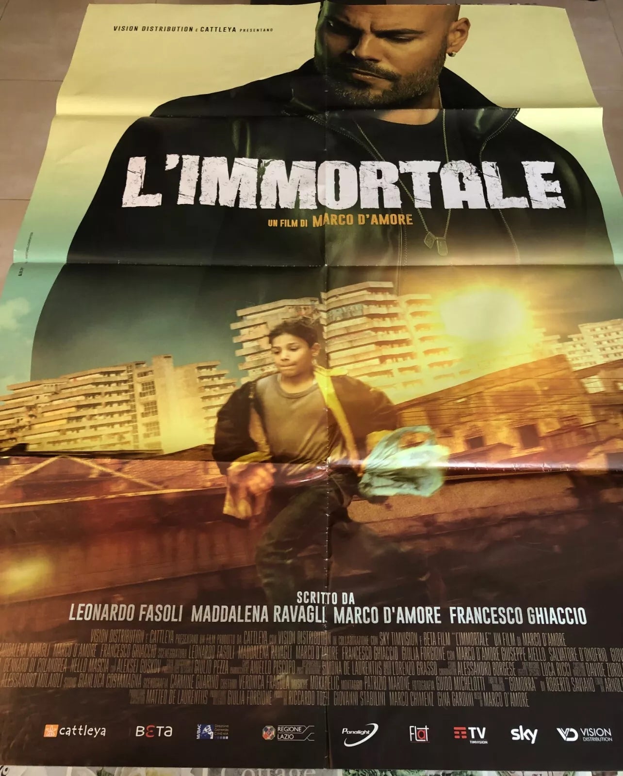 Poster locandina L immortale 100x140 cm ORIGINALE da cinema 2019 di Marco D Amor