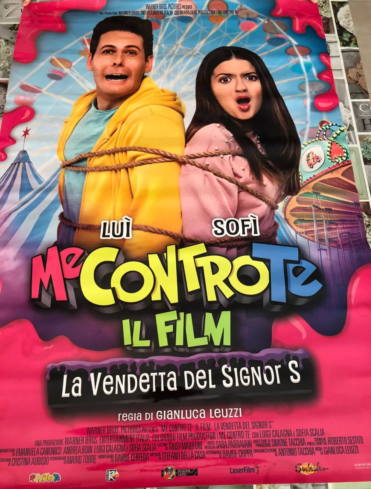 Poster locandina Me contro Te La vendetta del Signor S 100x70 cm ORIGINALE da ci