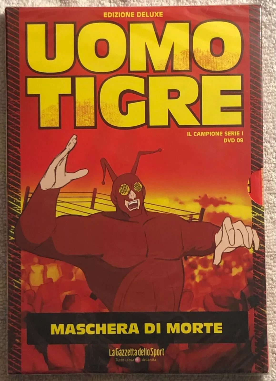 Uomo Tigre Edizione Deluxe n 9 Mancolista DVD di Toei Animation 2019 La Gaz