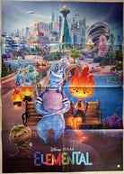 Poster locandina Elemental 100x140 ORIGINALE da cinema di Peter Sohn