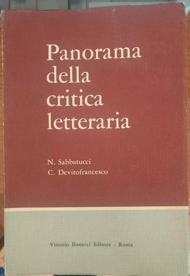 Panorama della critica letteraria - N. Sabbatucci, C. Devitofrancesco, 1966 - S