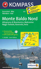 Carta Escursionistica N 691 Monte Baldo Nord