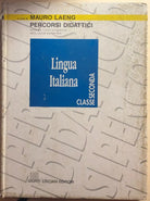 Percorsi didattici, la lingua italiana 2 di Mauro Laeng, 1992, Giunti Lisciani E