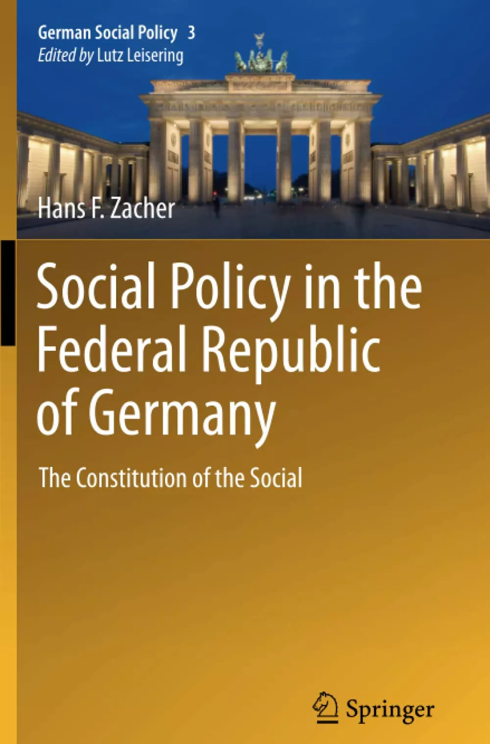 Social Policy in the Federal Republic of Germany