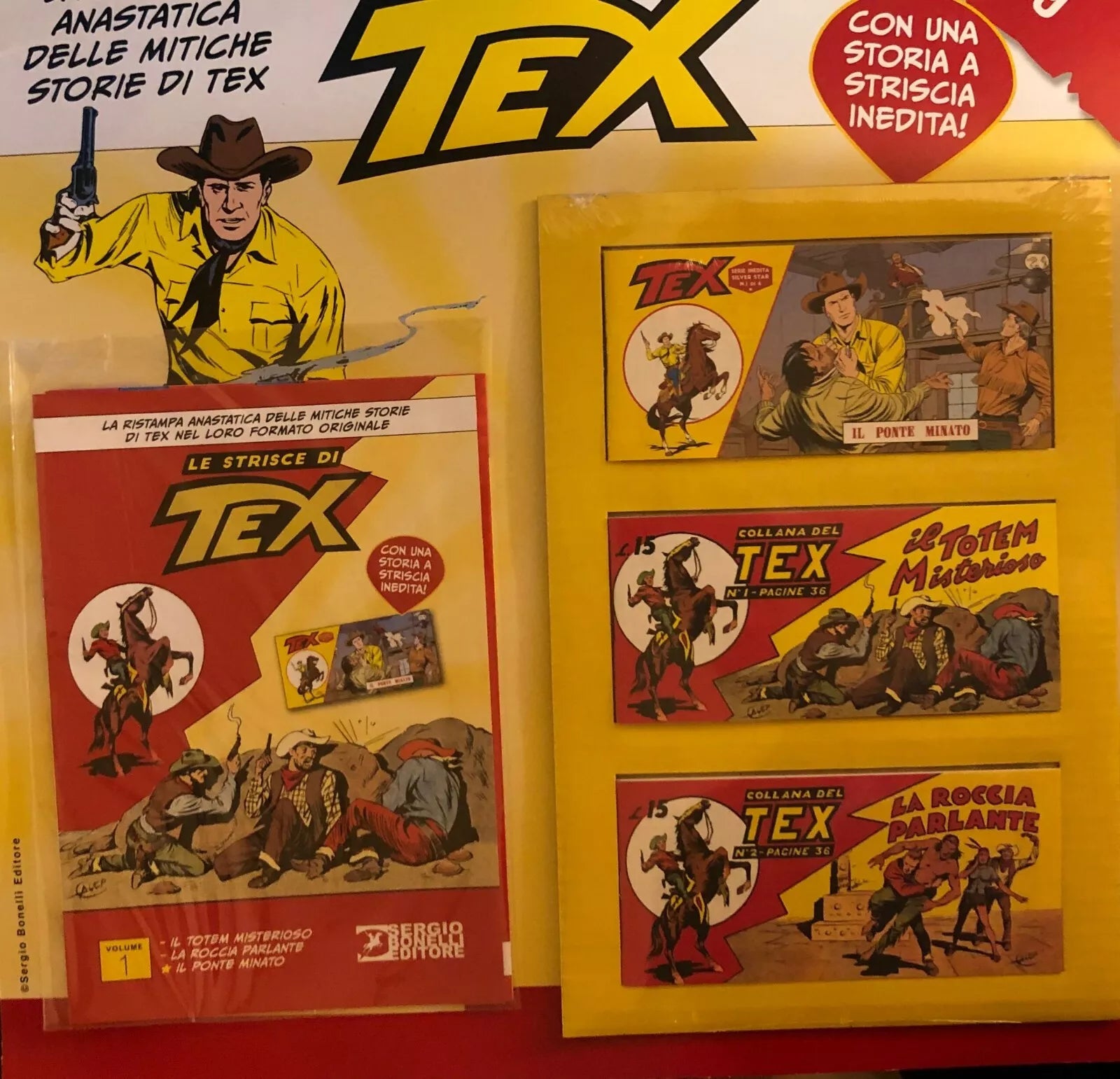Le strisce di Tex n.1 di Sergio Bonelli Editore, 2021, La Gazzetta Dello Sport