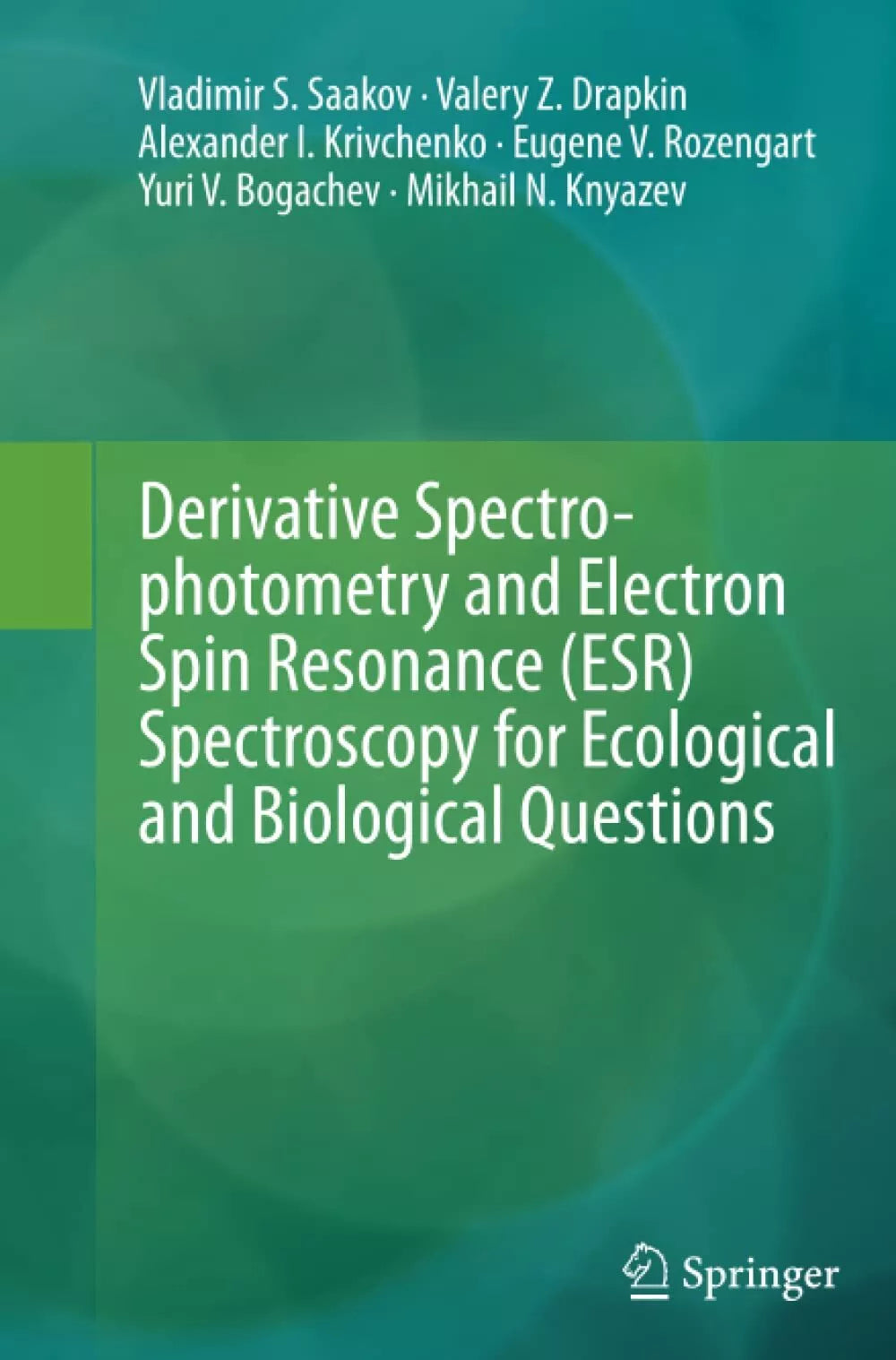 Derivative Spectrophotometry and Electron Spin Resonance