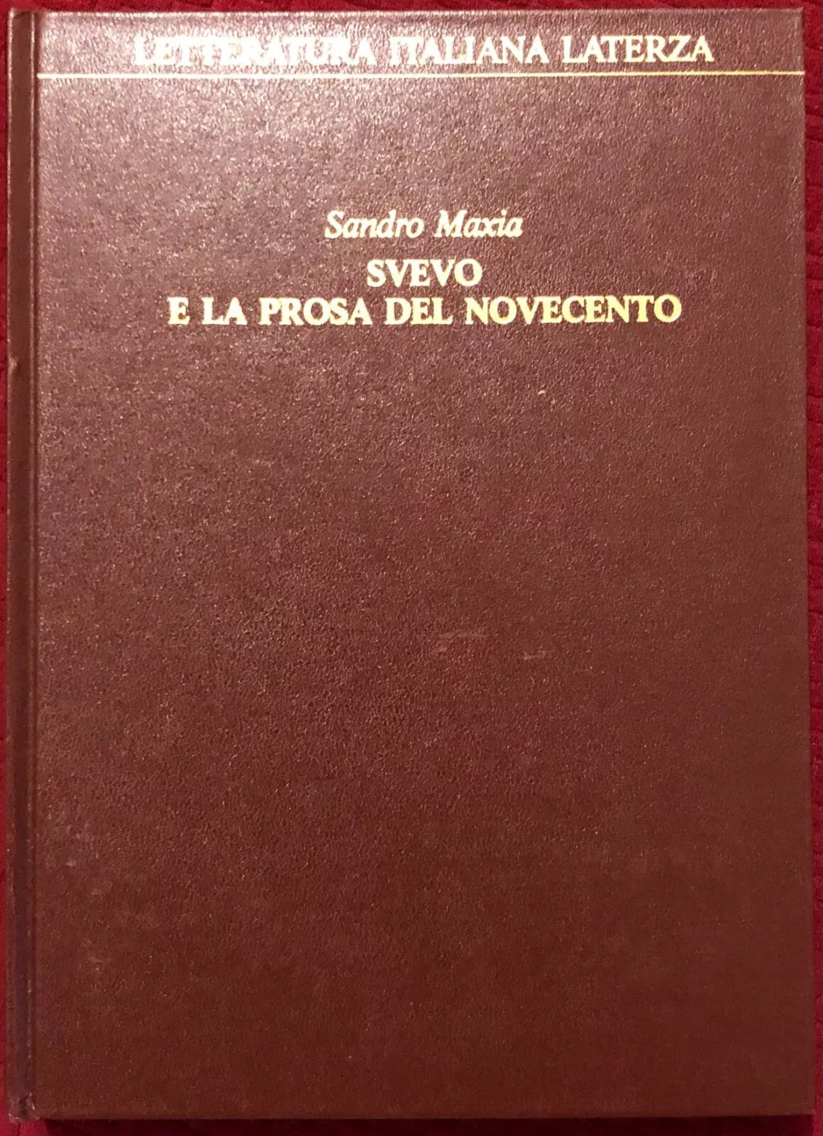 Svevo e la prosa del Novecento di Sandro Maxia