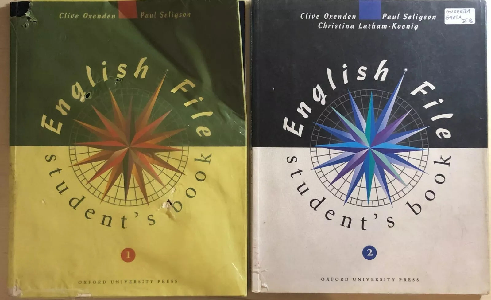 English file Student’s book e Workbook 1-2 di Oxenden-seligson, 2000, Oxford Uni