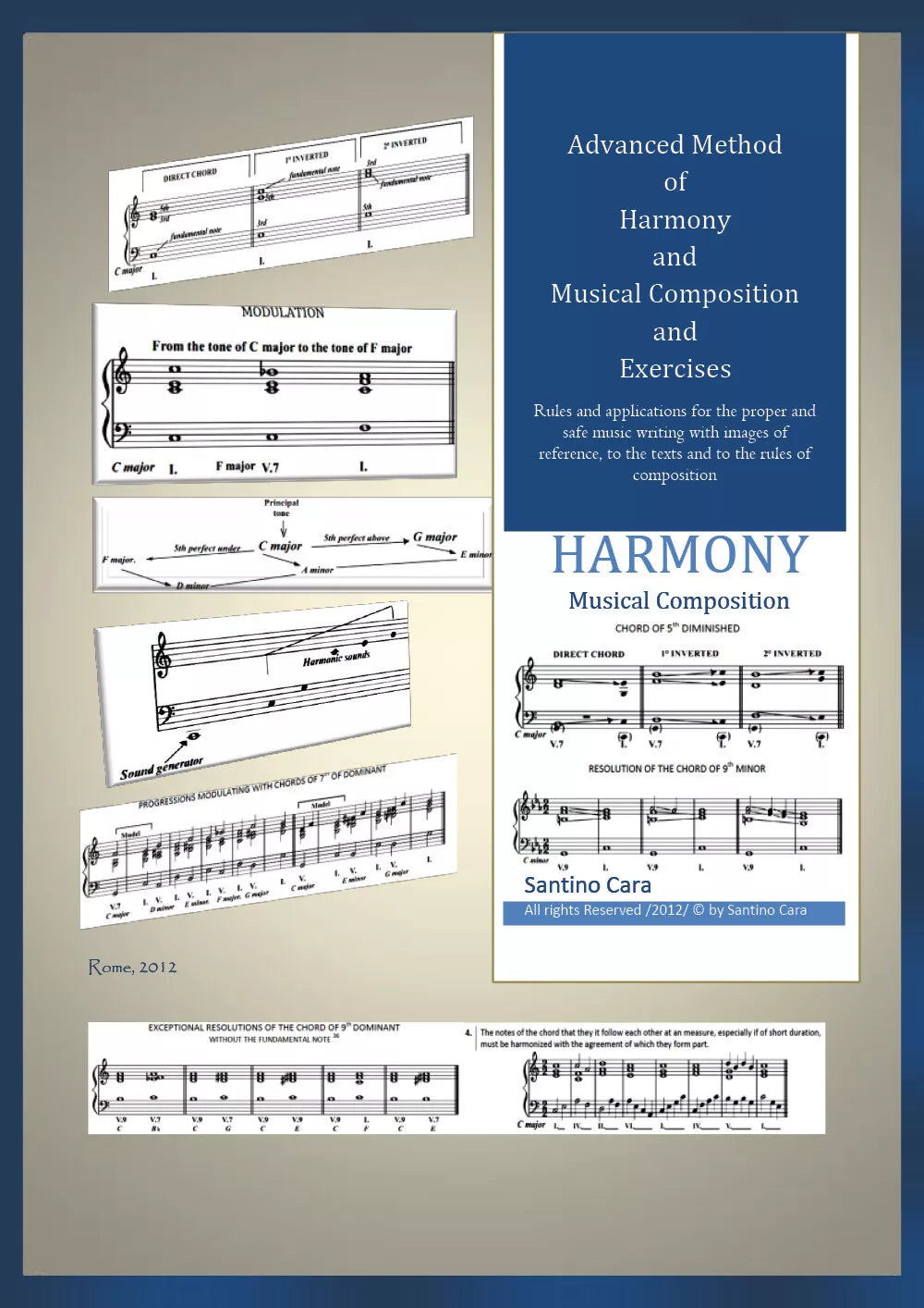 Advanced Method of Harmony and Musical Composition and Exercises di Santino Cara