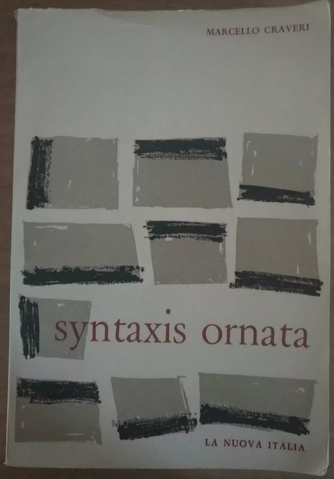 Syntaxis ornata - Marcello Craveri, 1961, La Nuova Italia - S
