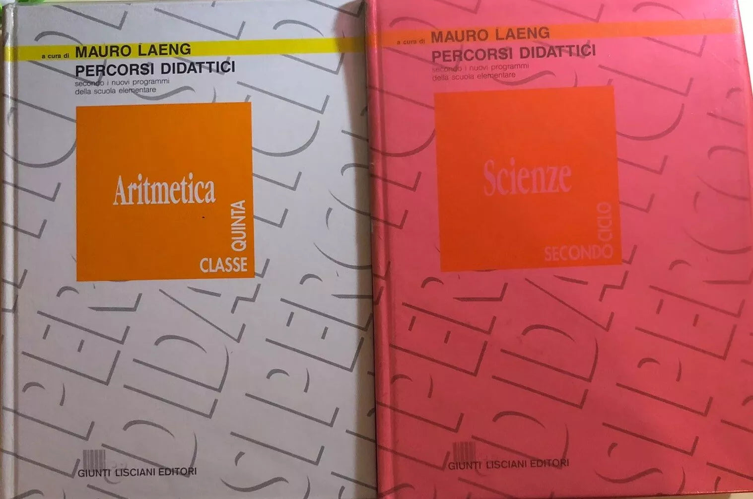Percorsi didattici, Aritmetica Scienze di Mauro Laeng, 1990, Giunti Lisciani Edi