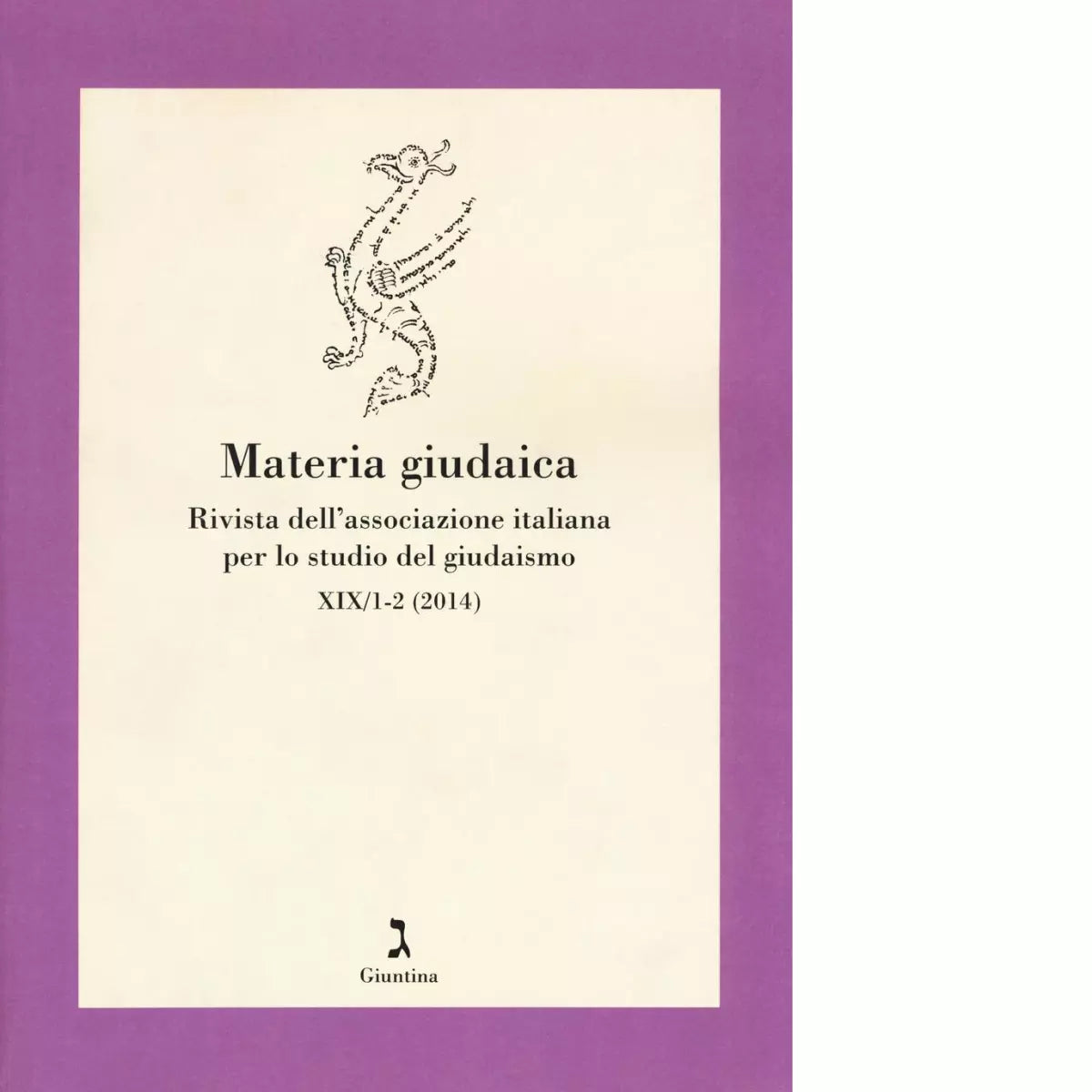 Materia giudaica vol 1