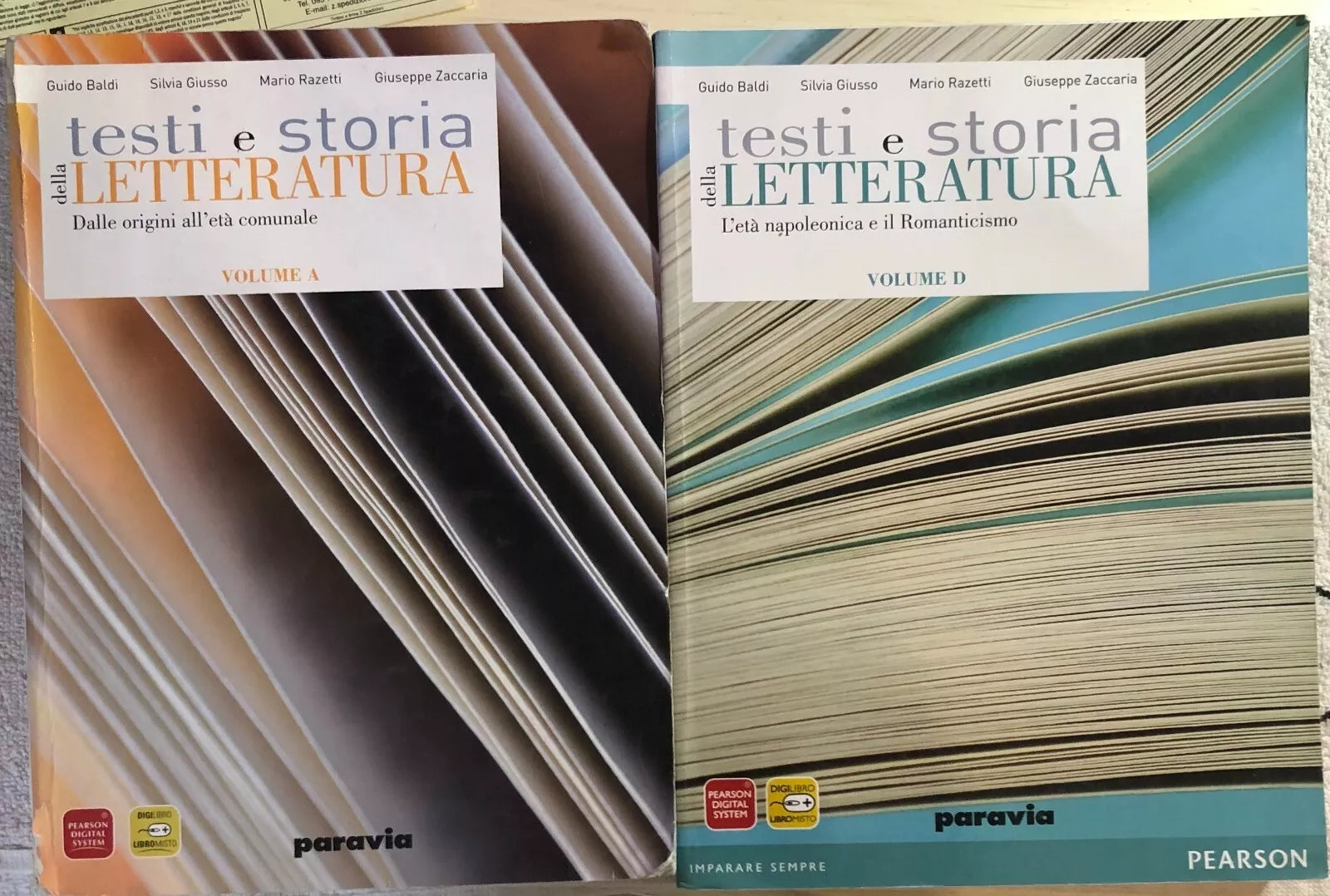 Testi e storia della letteratura A+D di Aa.vv., 2010, Paravia