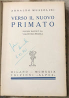 Verso il nuovo primato Discorsi raccolti da Valentino Piccoli di Arnaldo Musso