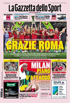 La Gazzetta dello Sport 26 05 2022 Grazie Roma Campione Conference League di Aa