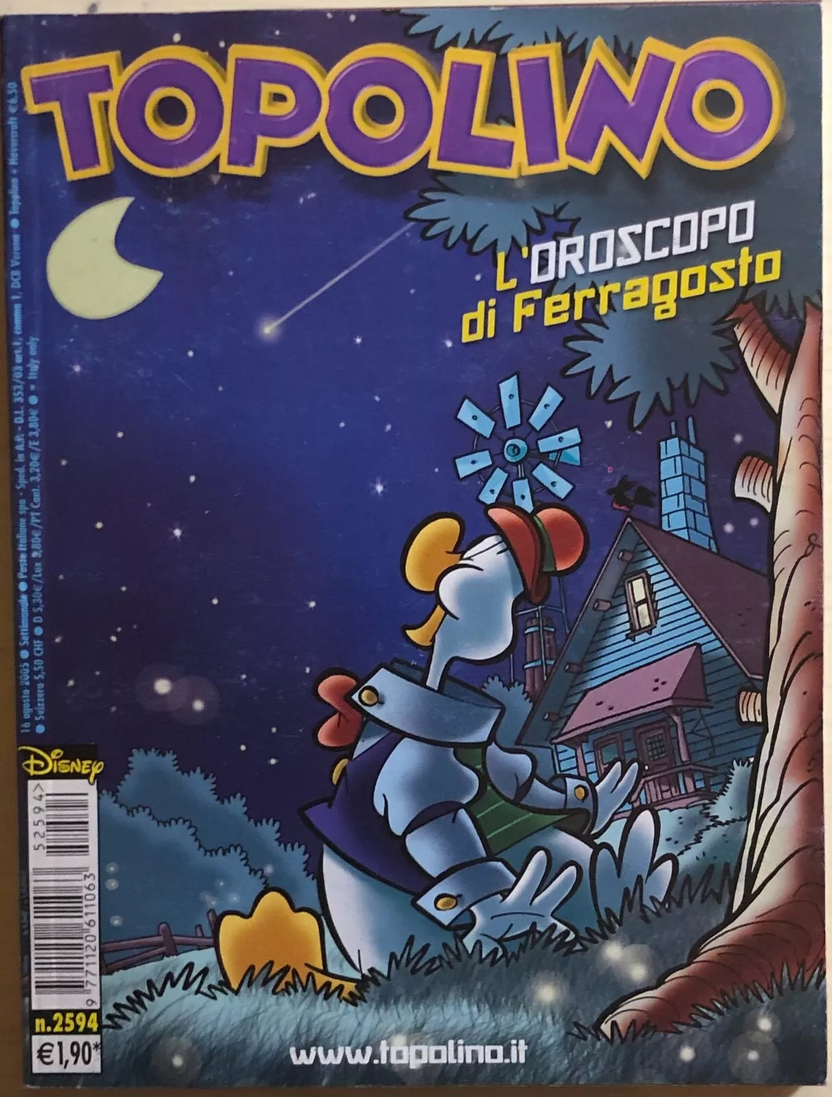 Topolino 2594 di Disney, 2005, Panini