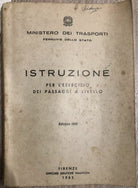 Istruzione per l esercizio dei passaggi a livello di Ministero Dei Trasporti Fer