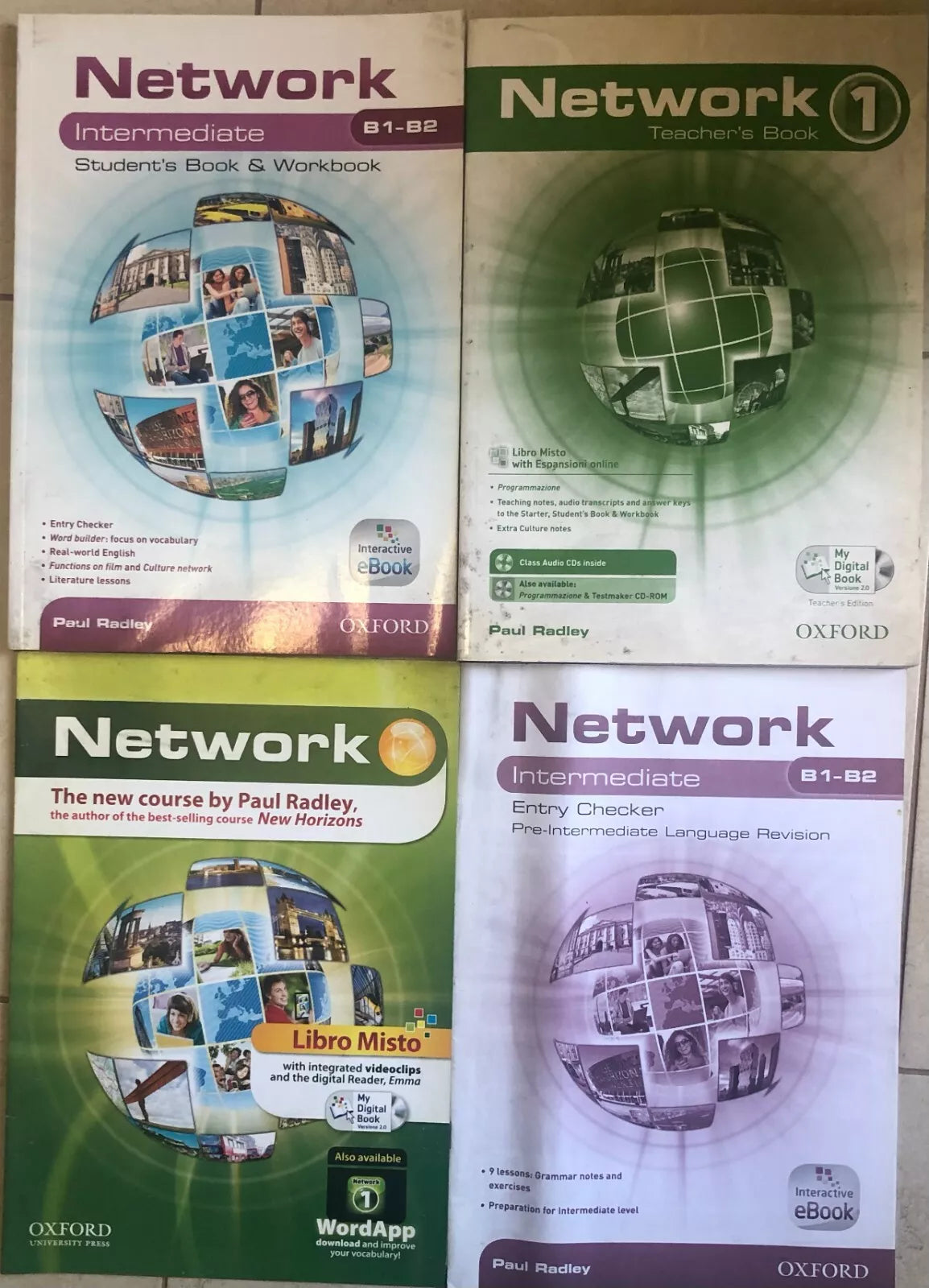 Network Intermediate Student s Entry checker 1 Teacher s book Libro Misto di Pau
