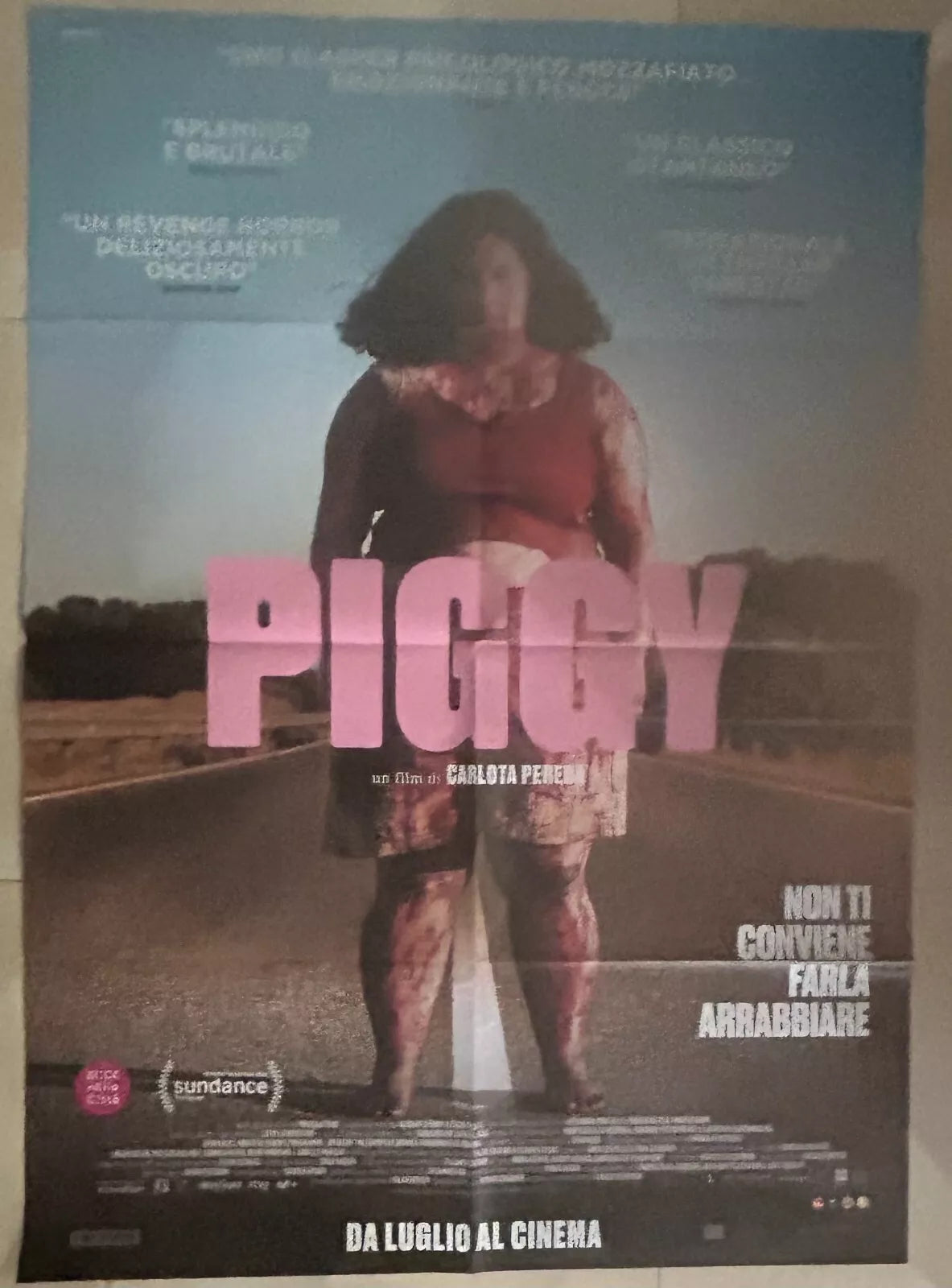 Poster locandina Piggy 100x140 ORIGINALE da cinema di Carlota Pereda
