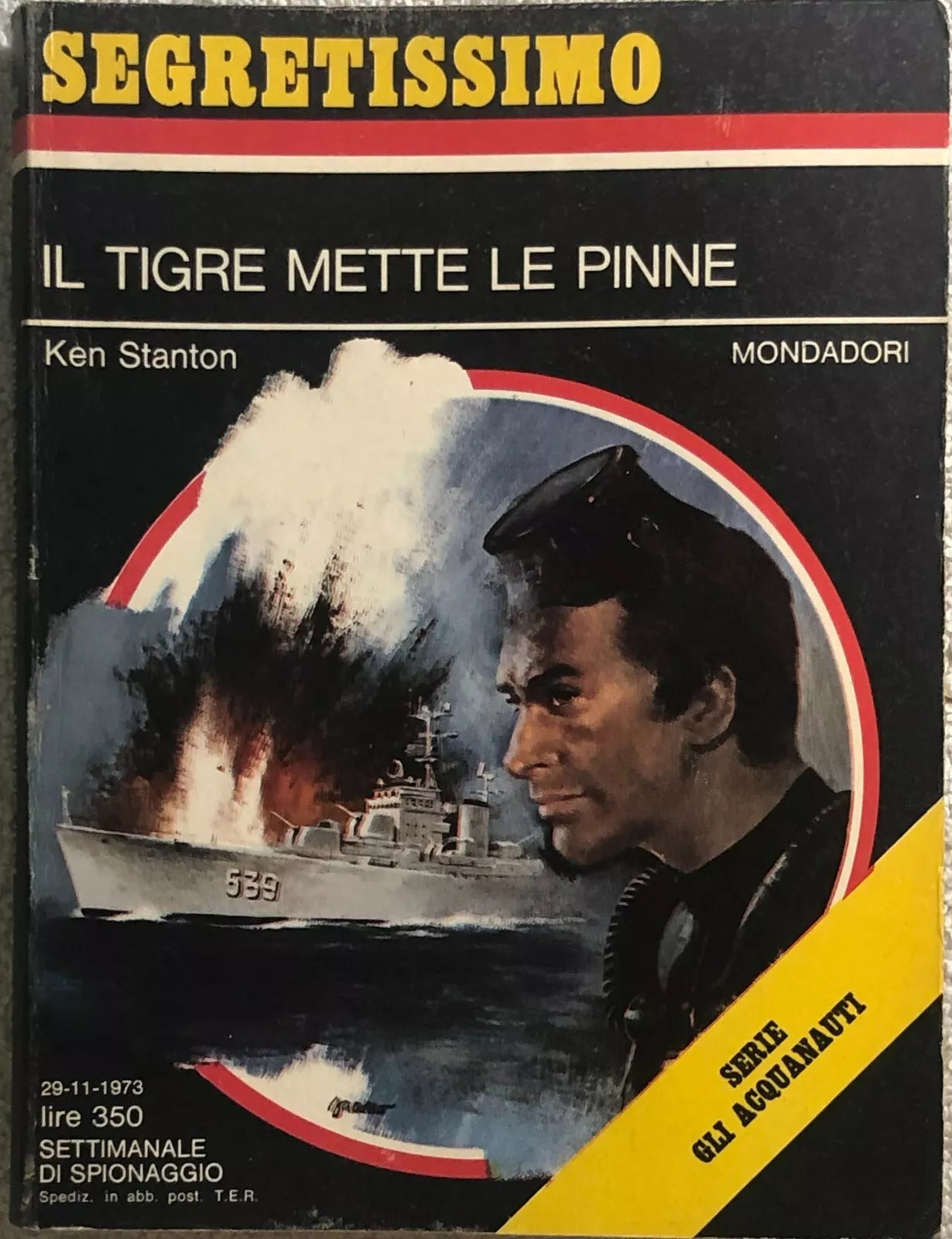 Il tigre mette le pinne di Ken Stanton, 1973, Mondadori