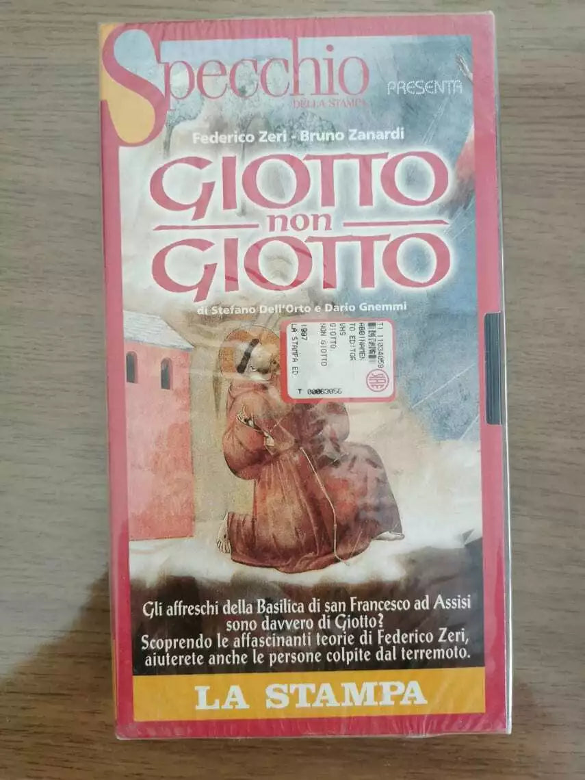 Giotto non giotto - Zeri Zanardi - La Stampa - 1997 - VHS - AR