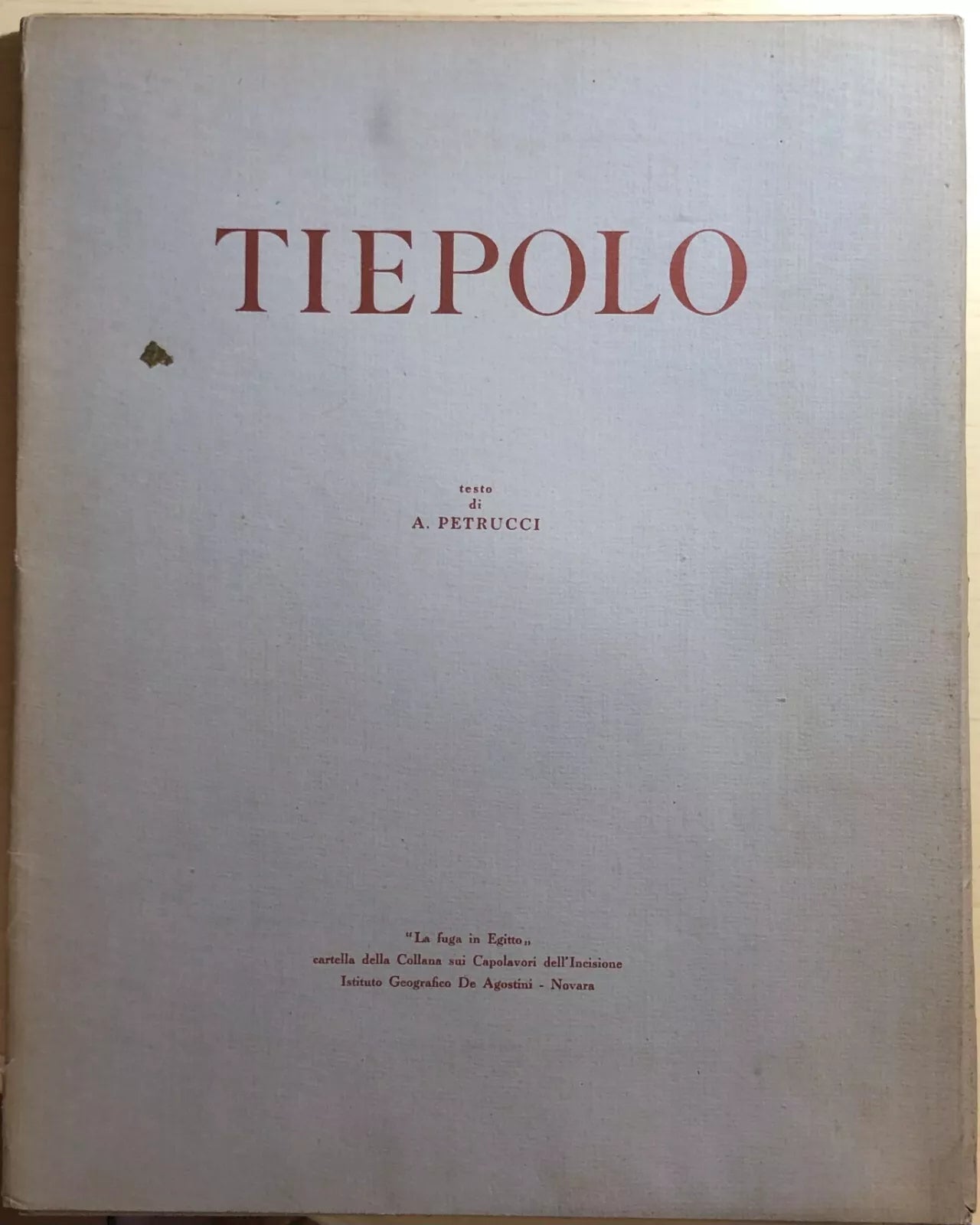 Tiepolo di A. Petrucci, 1947, Istituto Geografico Deagostini