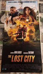 Poster locandina The lost city 33x70 cm ORIGINALE da cinema 2022 di Aaron e Adam