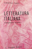 Letteratura Italiana di Parisi, 1982, Tringale Editore