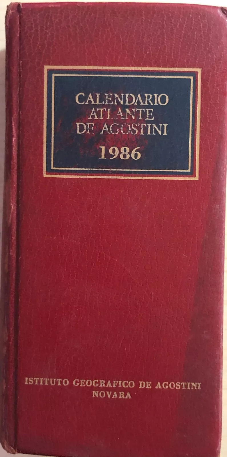 Calendario atlante DeAgostini 1986