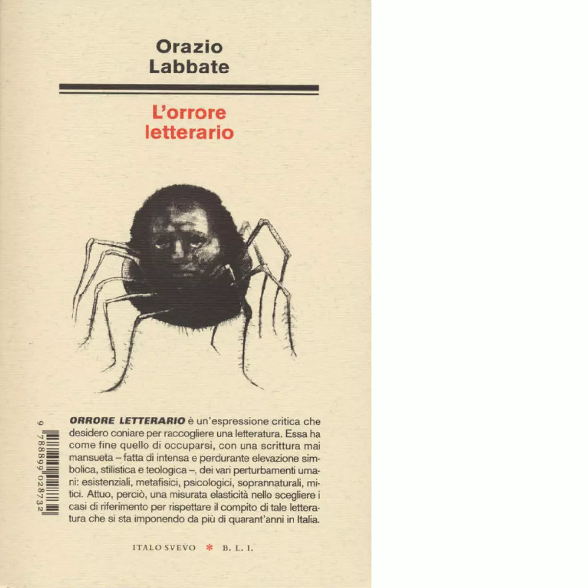 L orrore letterario di Orazio Labbate