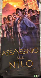 Poster locandina Assassinio sul Nilo 33x70 cm ORIGINALE da cinema 2022 di Kennet