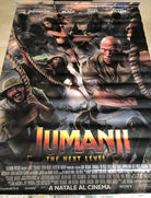 Poster locandina Jumanji 3 The next level 100x140 cm IN TELA ORIGINALE da cinema
