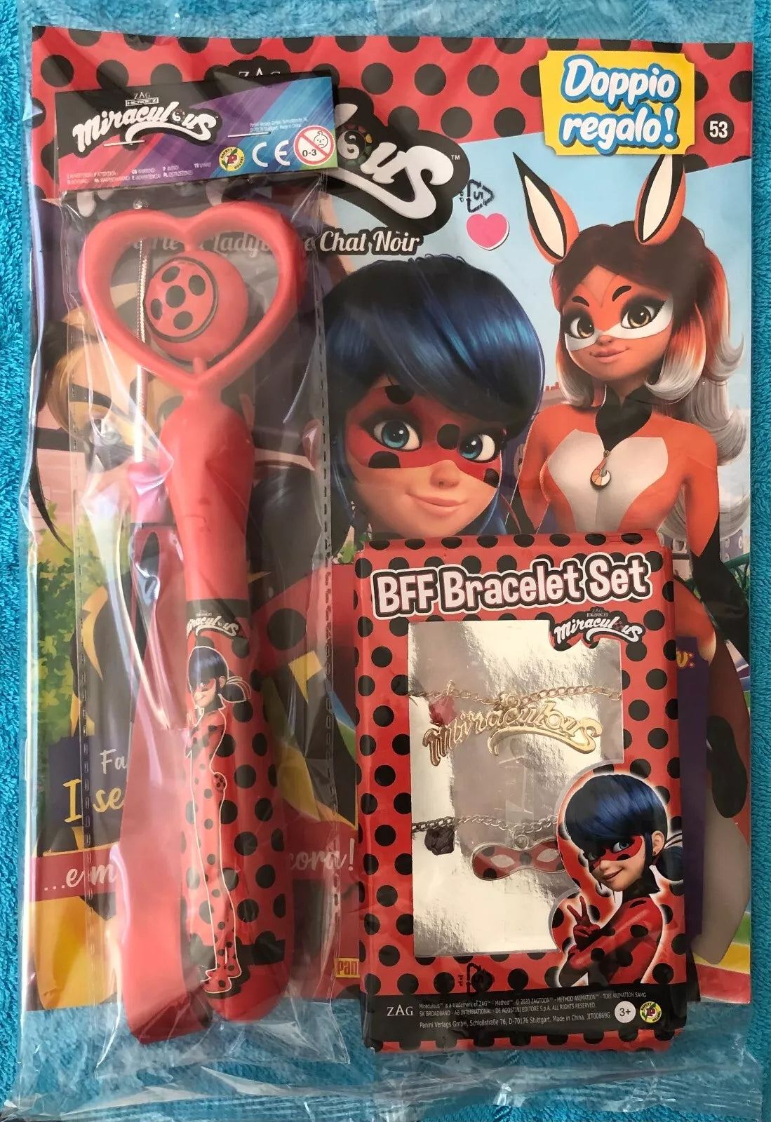 Miraculous Ladybug Magazine 53 nastro da ballo braccialetti di Zag Heroez