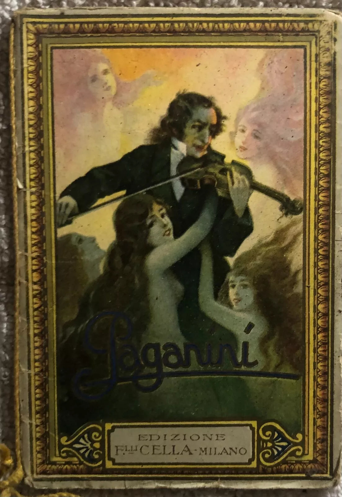 Calendarietto Paganini di Salone Andaloro Giuseppe, 1927, Edizioni F.lli Cella