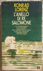 L’anello di Re Salomone di Konrad Lorenz, 1972, Mondadori