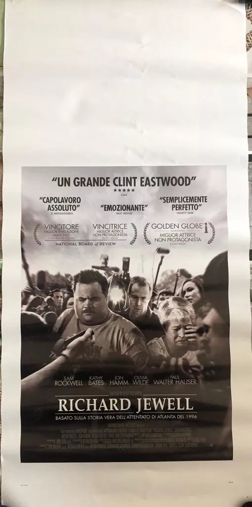 Poster locandina Richard Jewell 33x70 cm ORIGINALE da cinema 2019 di Clint Eastw