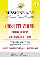 Pubblicazione Costituzione Impero di Roma e Regno d Italia